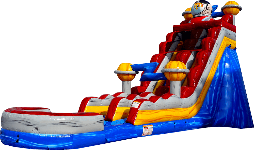 19ft Astronaut Water Slide Houston Bounce House