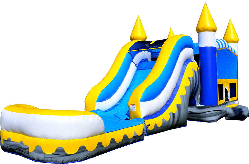 15ft Skyline Combo Moonwalk Slide Houston Bounce House